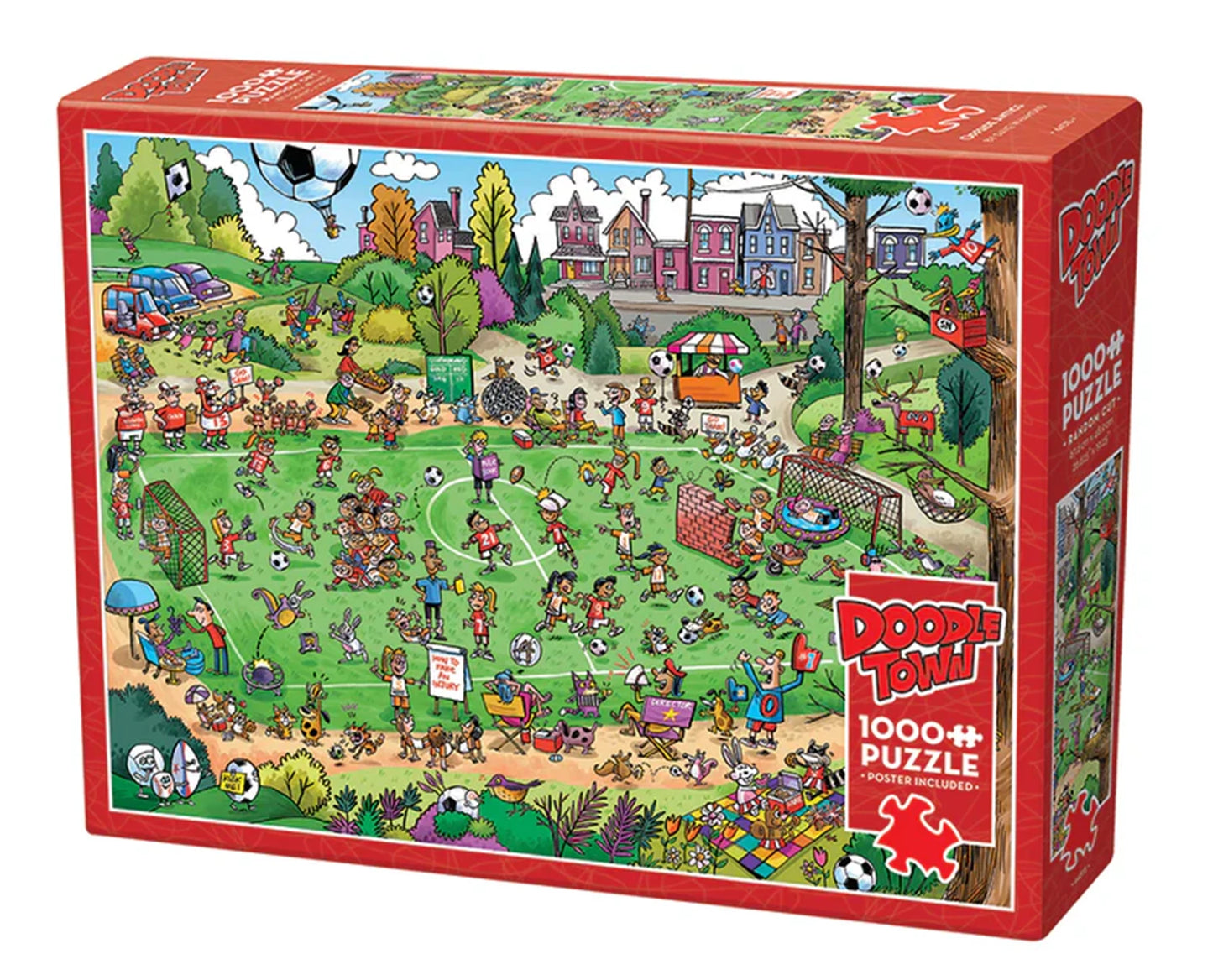 TERRAIN DE FOOTBALL DÉJANTÉ 1000 PIÈCES