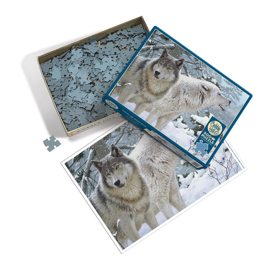LUPI NELLA NEVE 500 PEZZI