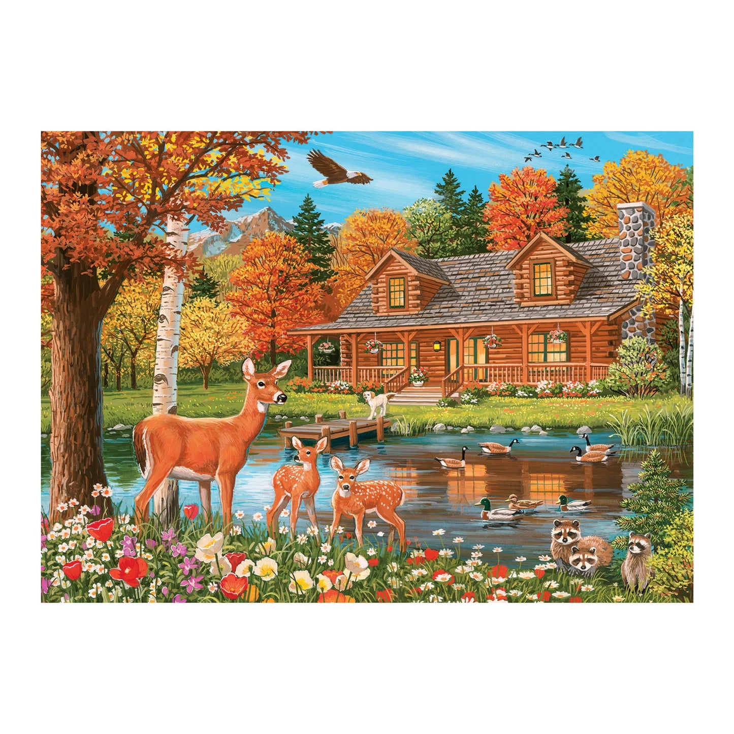 MAISON AU BORD DU LAC, 350 PIÈCES