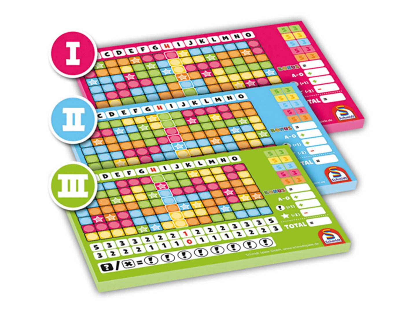 NOCHMAL! ZUSÄTZLICHE BLOCKSETS 1 BIS 3 (MEHRSPRACHIG)