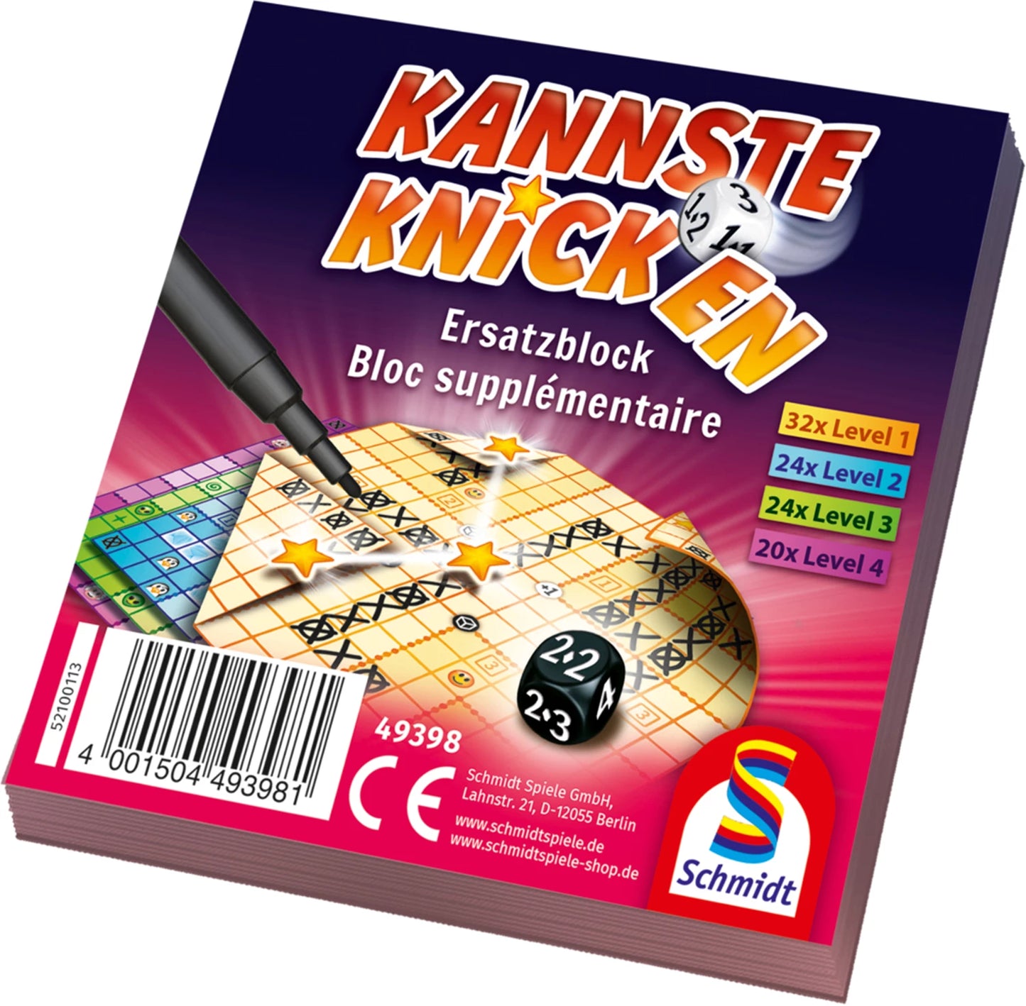 ERSETZUNGSBLOCK FÜR KANNSTE KNICK (D)