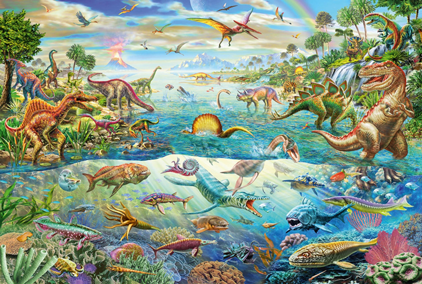 DÉCOUVRE LES DINOSAURES 200 PIÈCES