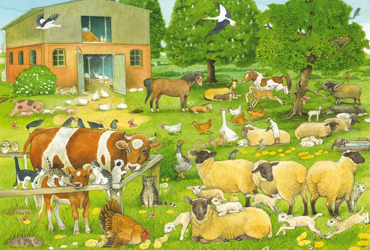 CUCCIOLI DI ANIMALI DELLA FATTORIA 100 PEZZI