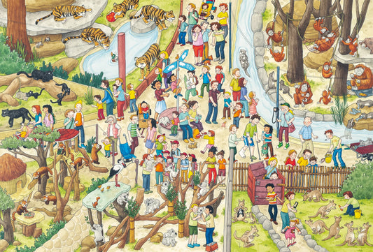 AMUSANT AU ZOO 3X48 PIÈCES