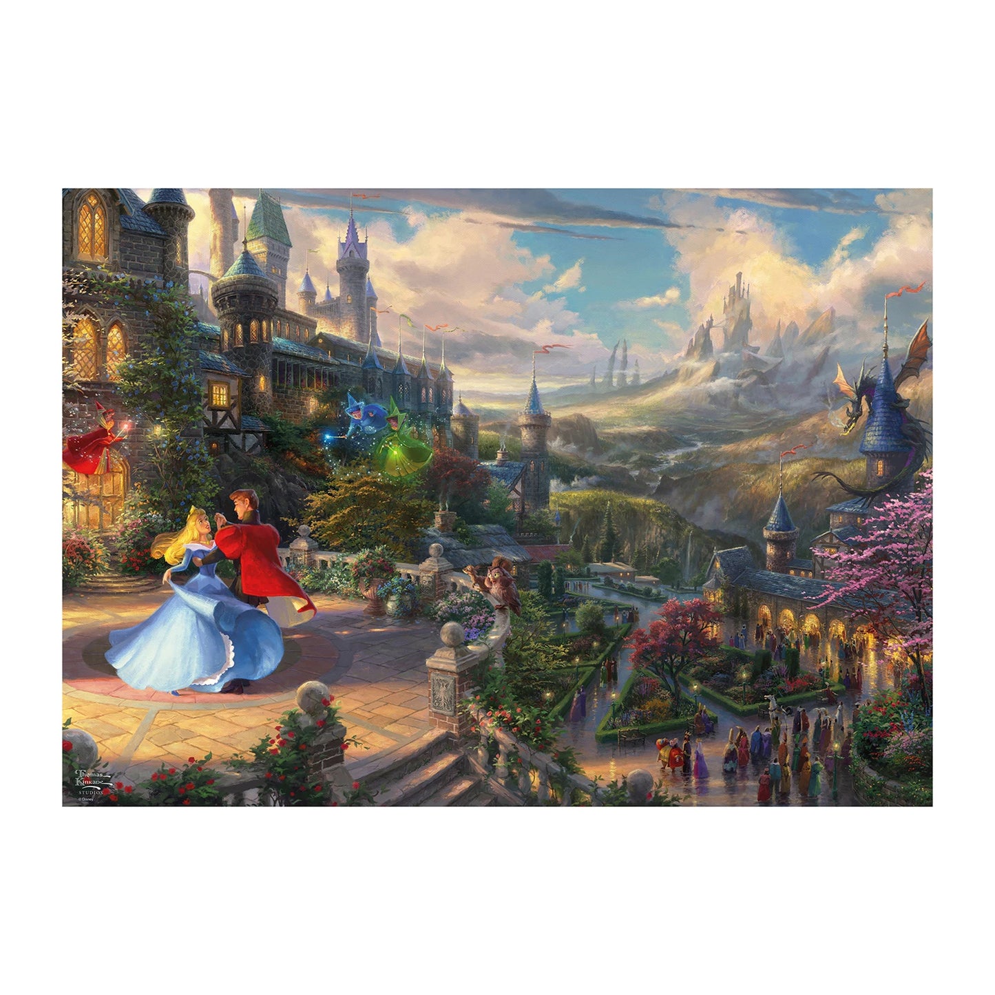 DISNEY LA BELLA ADDORMENTATA NEL BOSCO CHE BALLA NELLA LUCE 1000 PEZZI