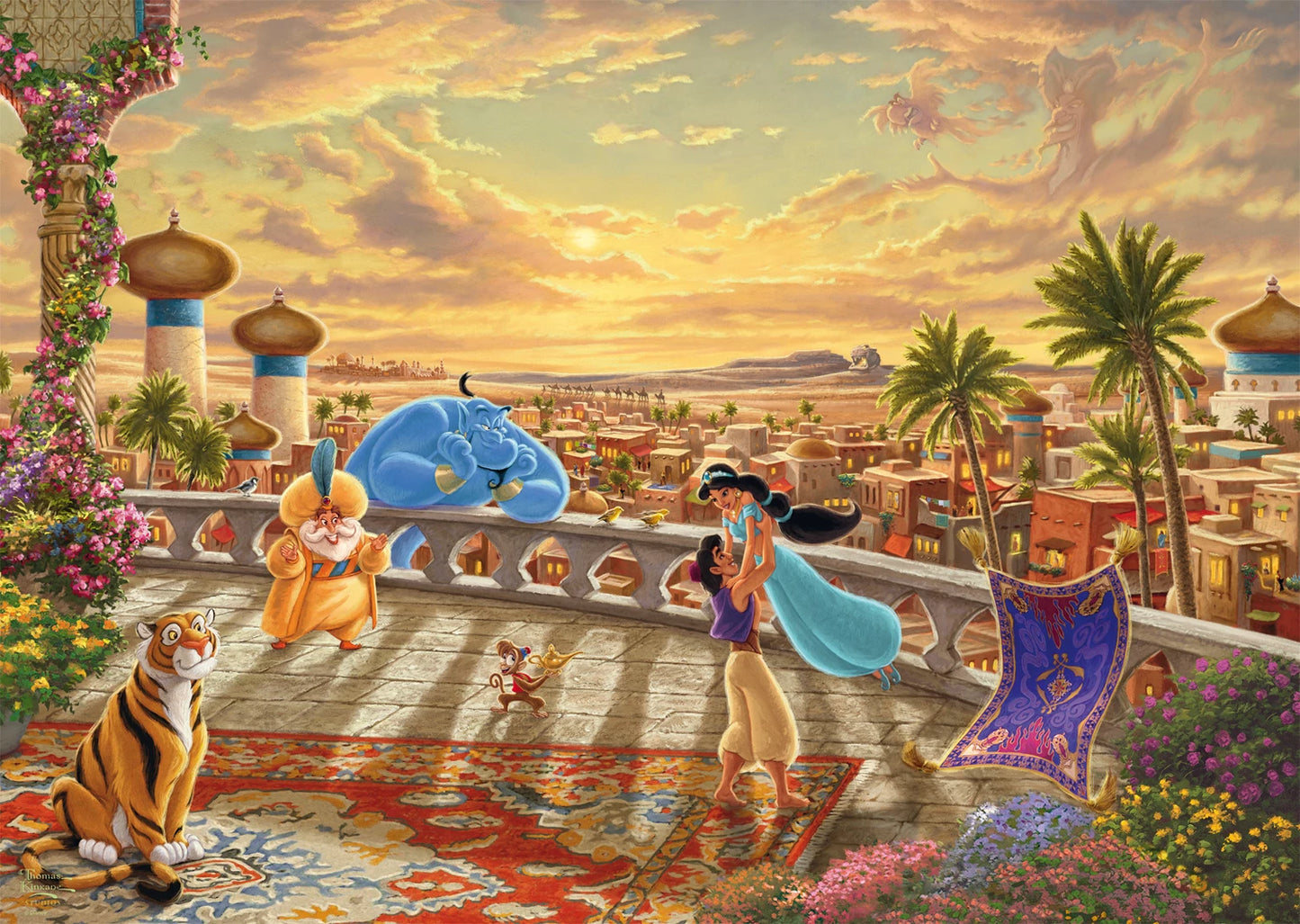 DISNEY JASMINE TANZT IN DER SONNE DER WÜSTE 1000 TEILE