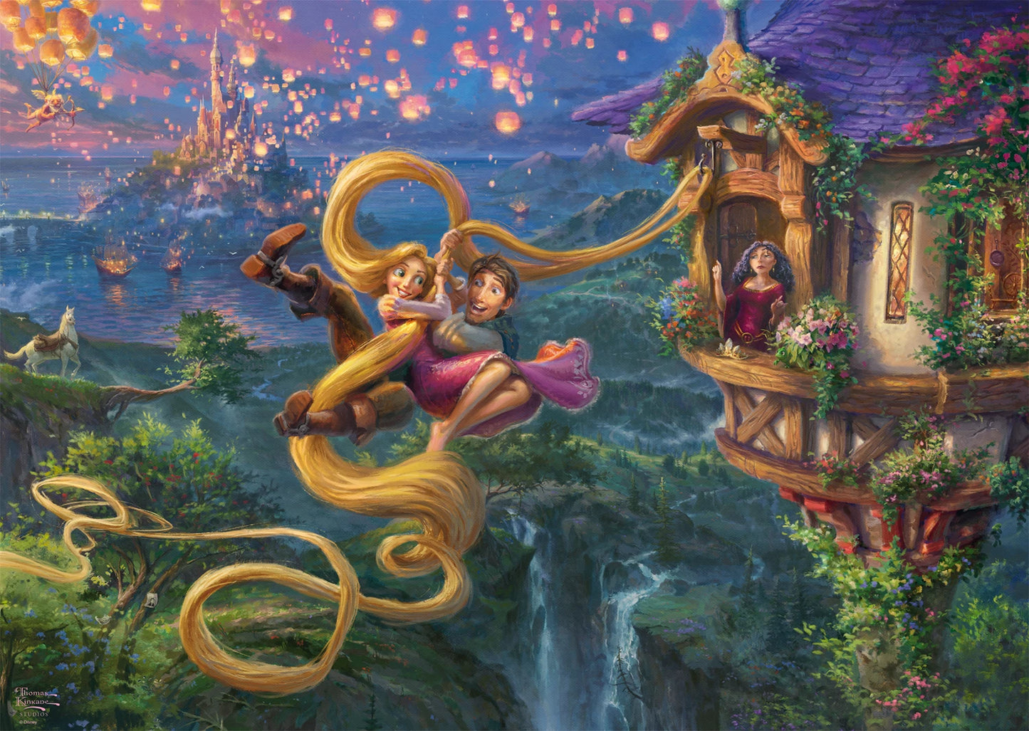 DISNEY RAPUNZEL TANGLED UP IN LOVE 1000 PEZZI