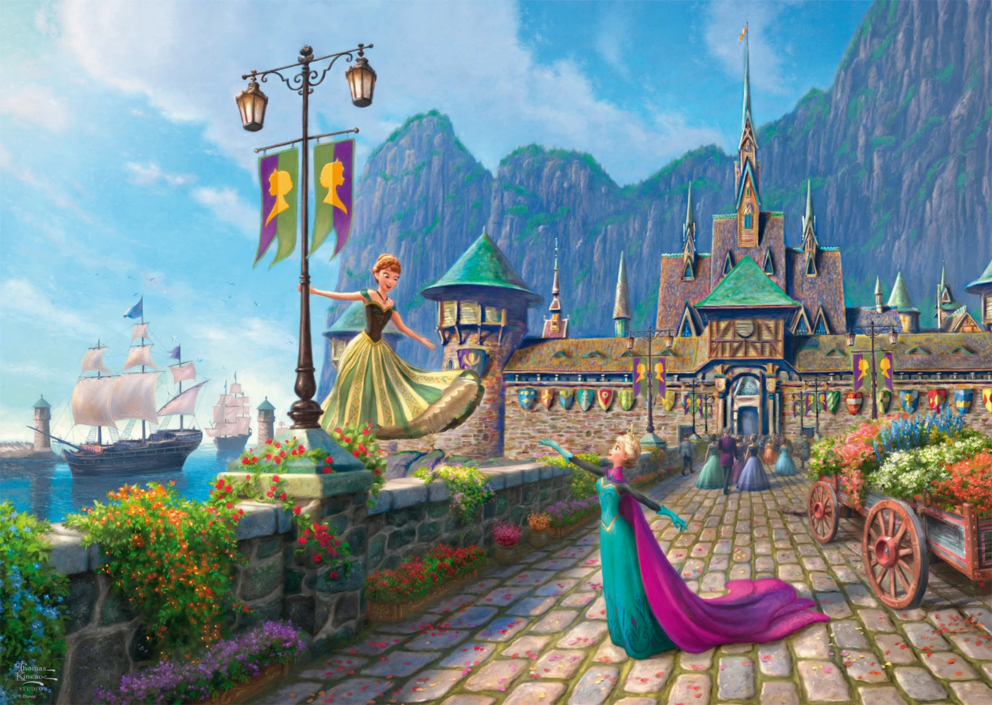 DISNEY FROZEN FESTEGGIA AD ARENDELLE 1000 PEZZI
