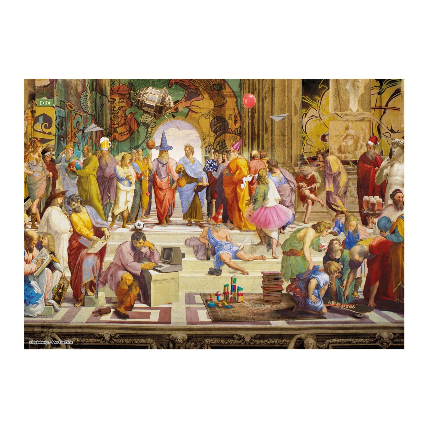 LA SCUOLA DI ATENE 1000 PEZZI