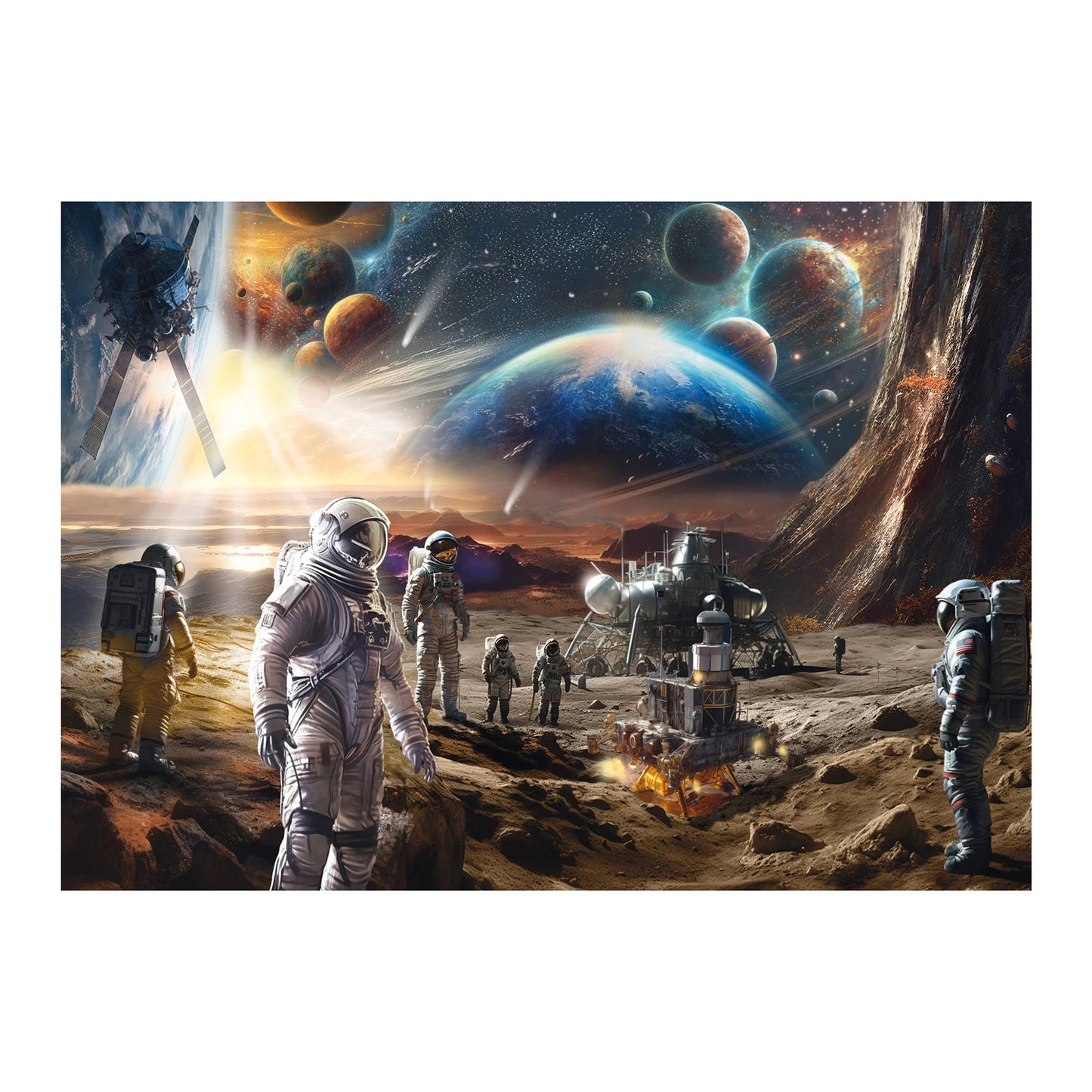 WELTRAUMMISSIONEN 1000 TEILE