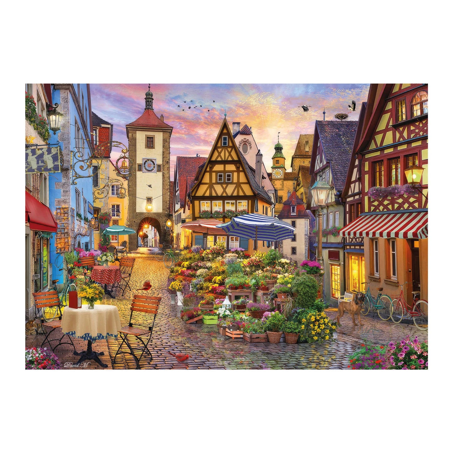 ROMANTISCHES BAYERN ROTHENBURG OB DER TAUBER 1000 TEILE
