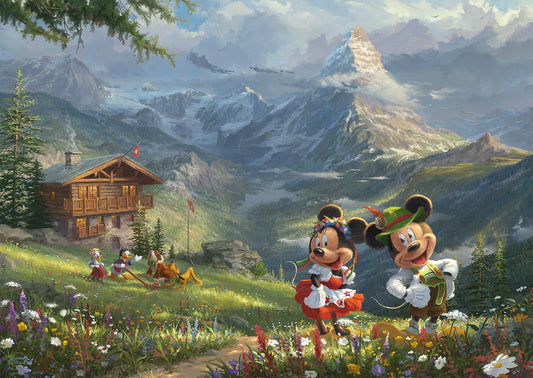 DISNEY TOPOLINO E MINNIE SULLE ALPI 1000 PEZZI