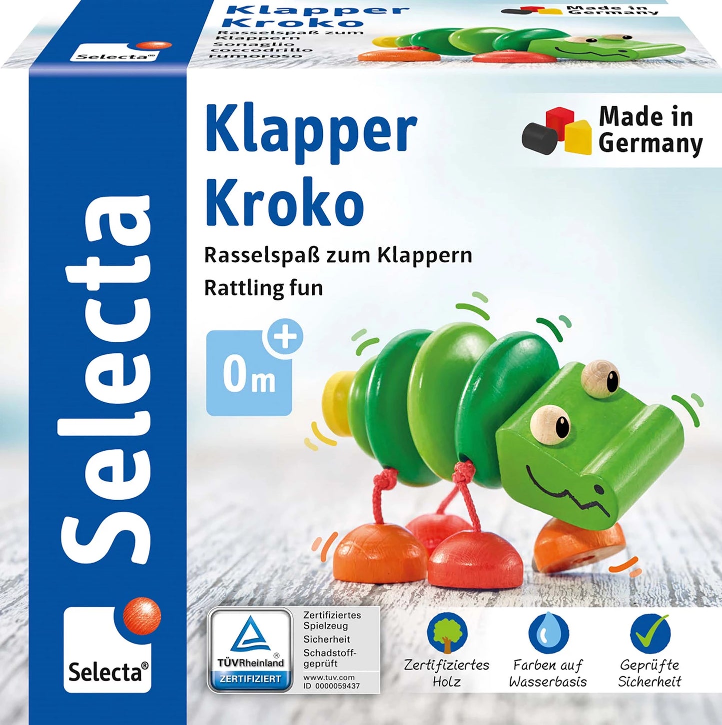 LAUTES KROKODIL 10 CM
