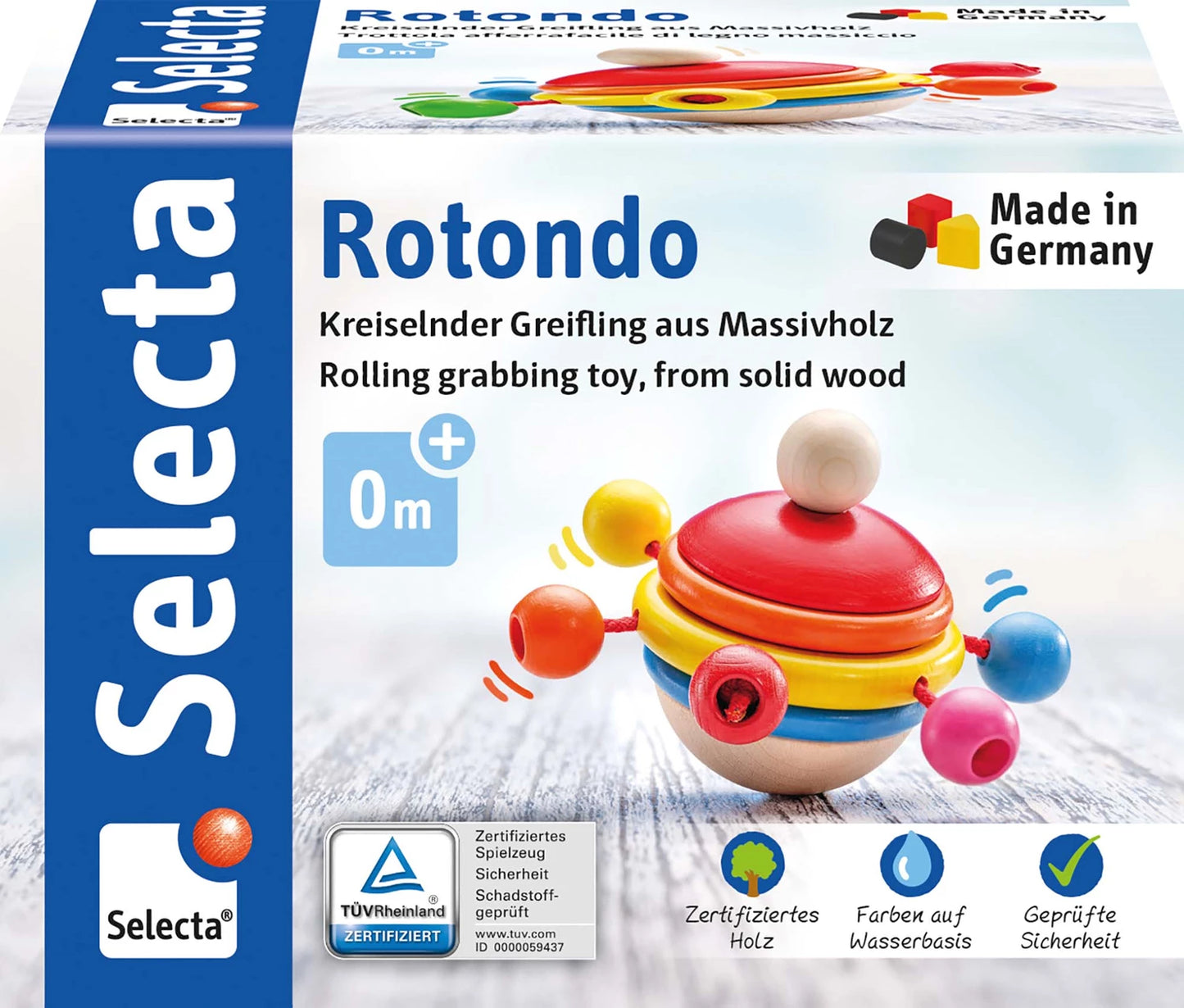 RUNDER DREHBARER BEISSKLETTENRING 7,5 CM
