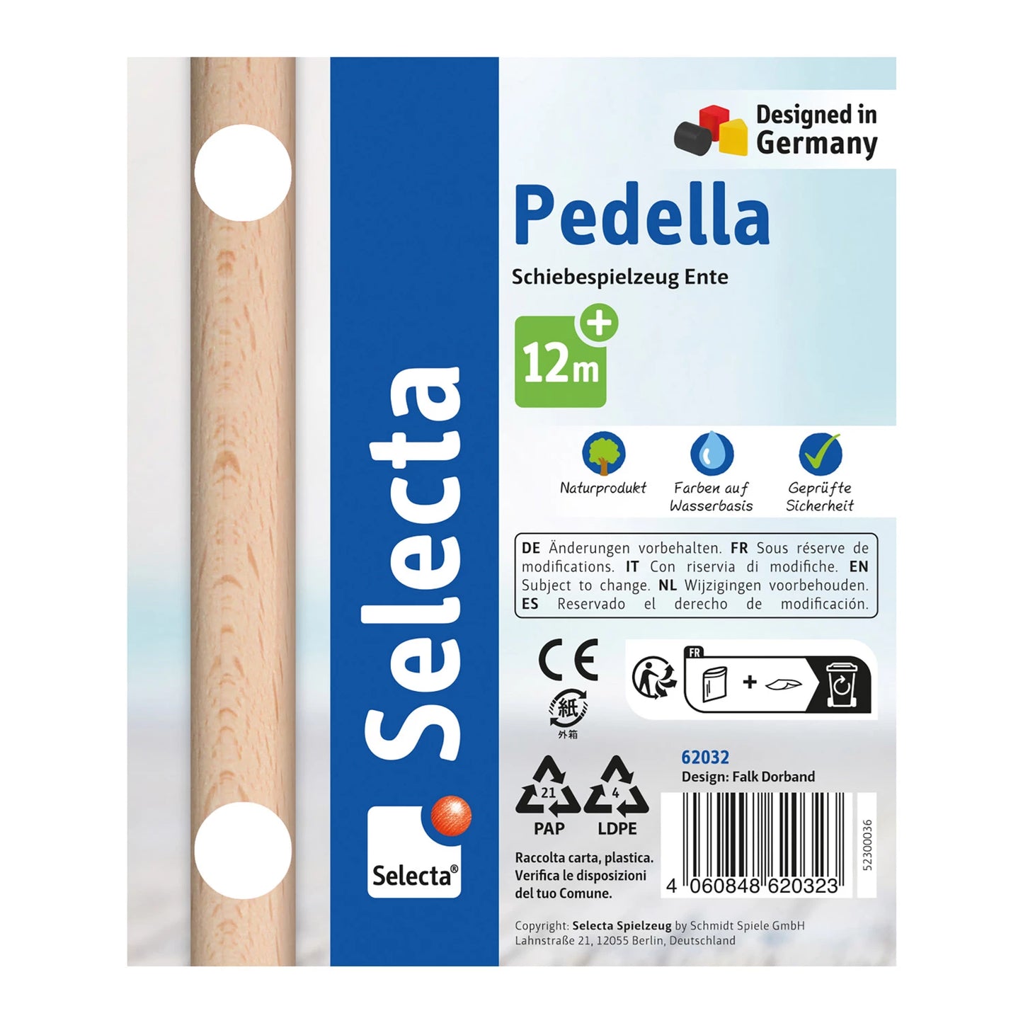 PEDELLA FIGUREN SCHIEBER 14CM