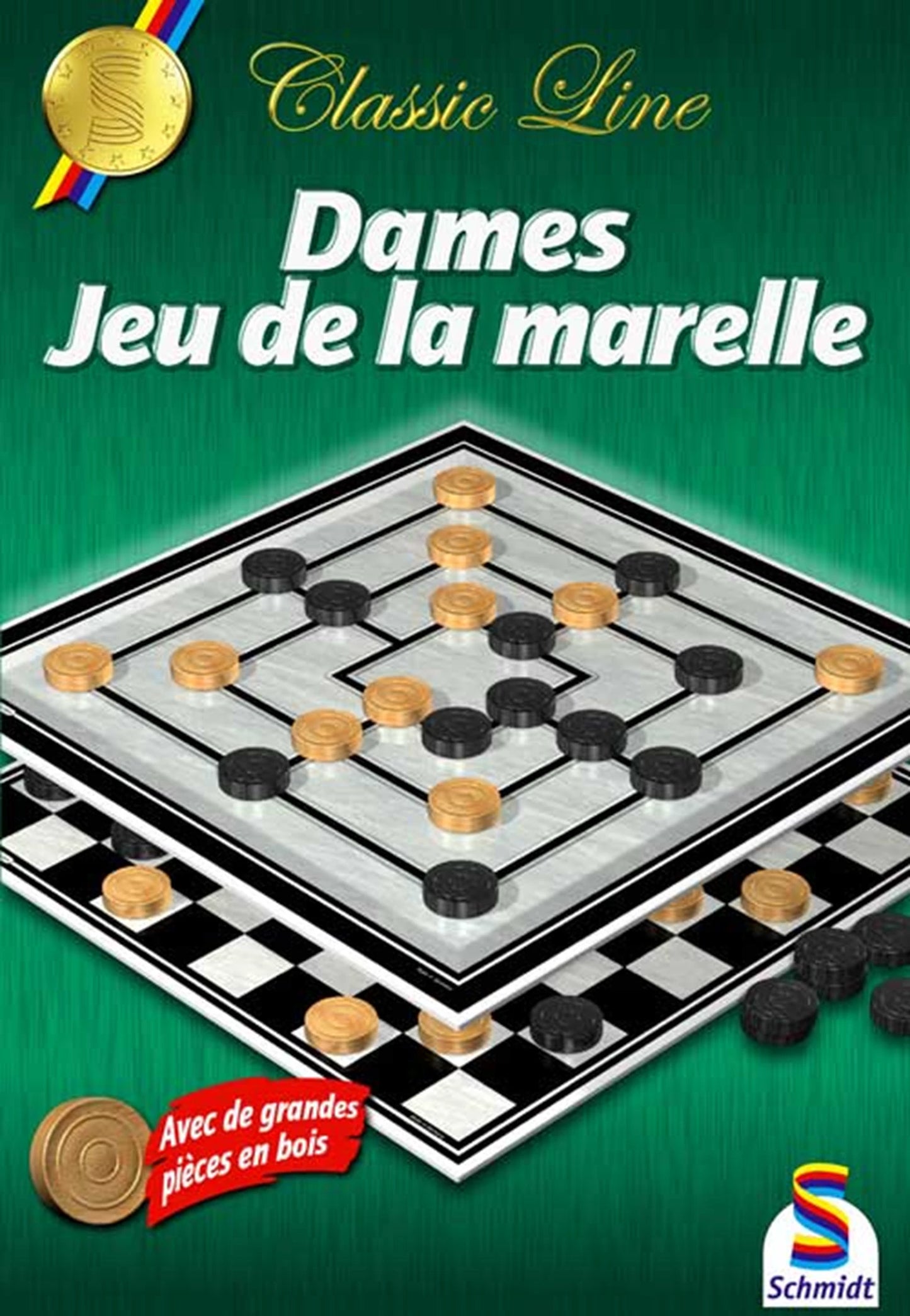 DAMENSPIEL / HÜPFKÄSTCHENSPIEL - KLASSISCHE SERIE (F)