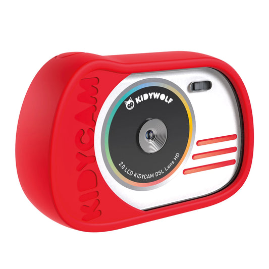 MACCHINA FOTOGRAFICA E VIDEOCAMERA ROSSA