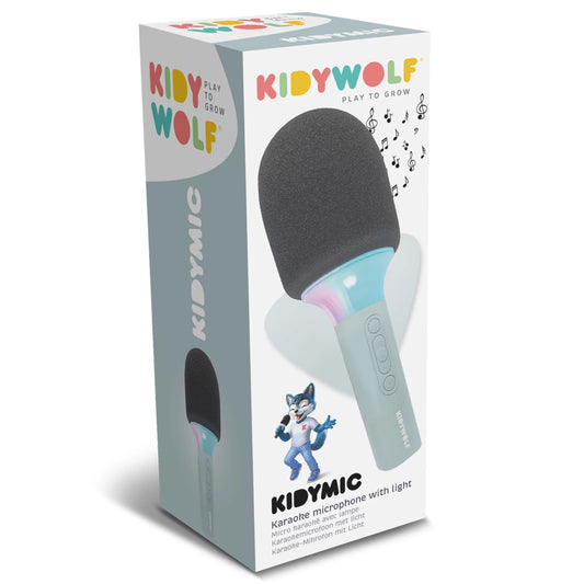 MICROFONO BLUETOOTH CON LUCE VERDE