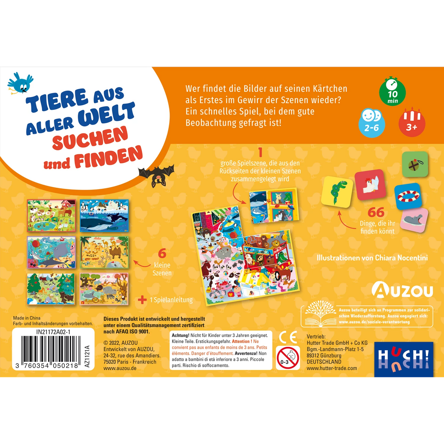 SUCHE UND FINDE TIERE AUS ALLER WELT (D)