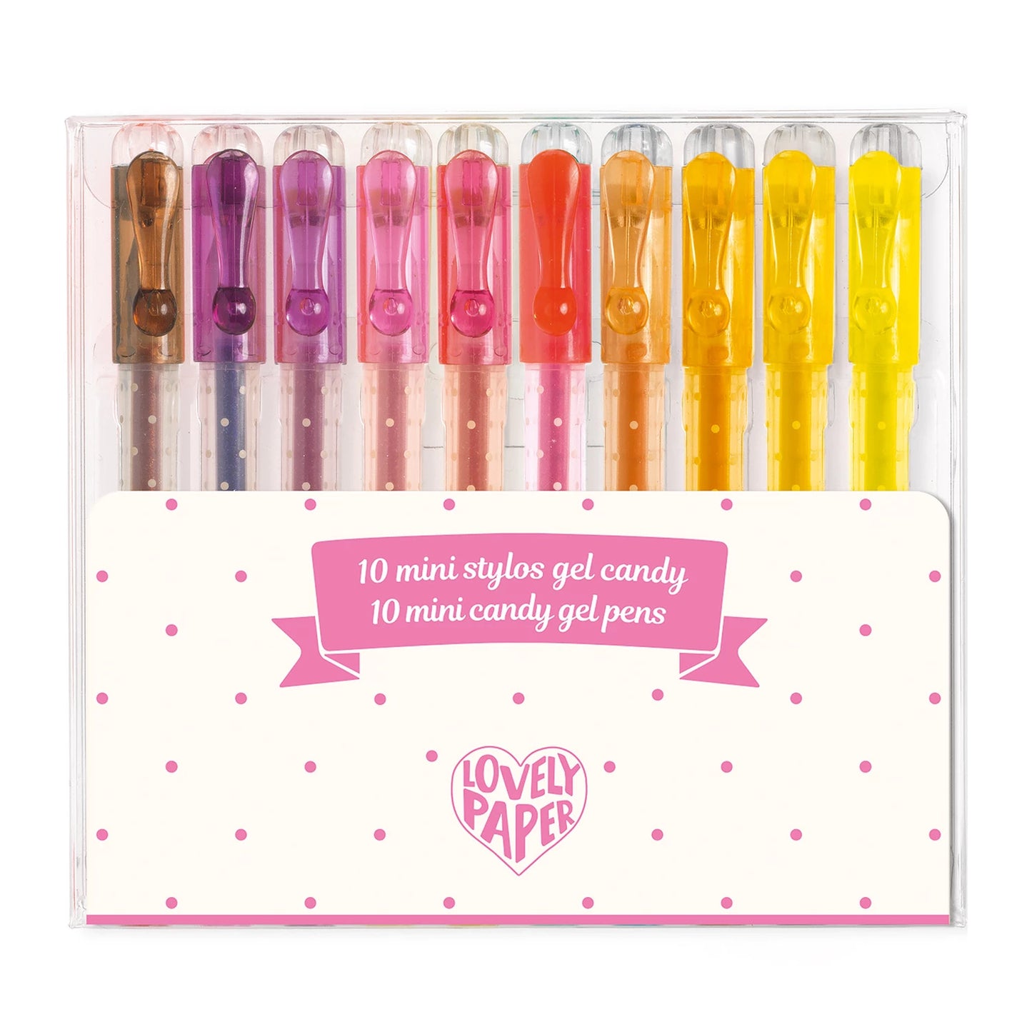 10 MINI PENNE GEL CANDY
