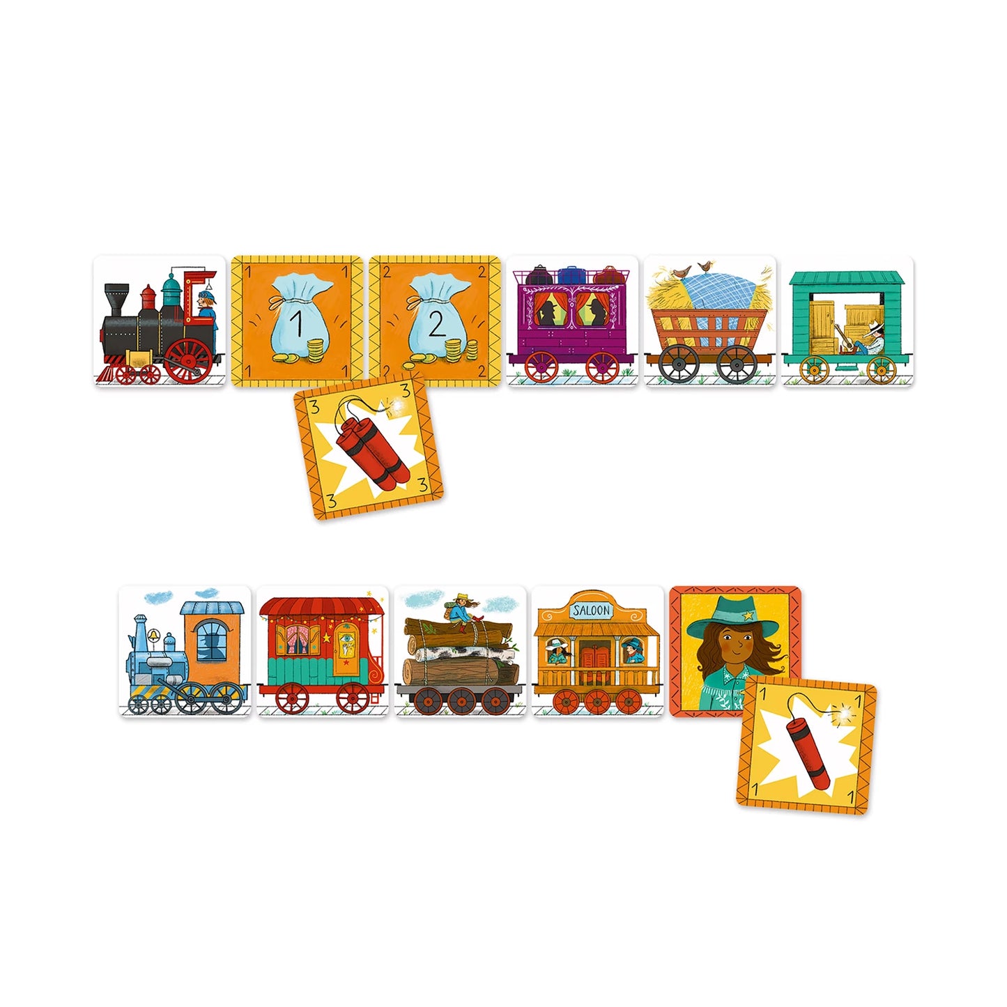 KARTENSPIEL GOLDEN TRAIN (MEHRSPRACHIG)