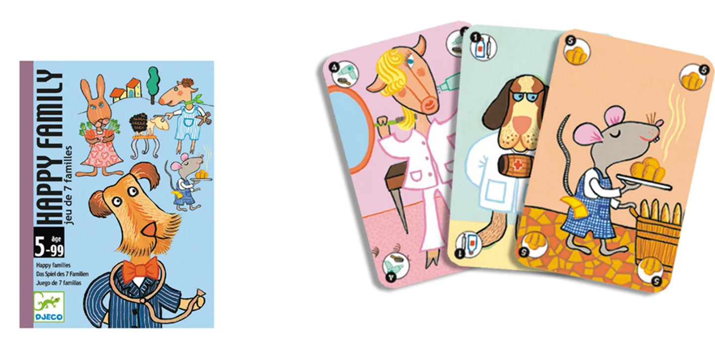 GIOCO DI CARTE HAPPY FAMILY (MULTILINGUA)