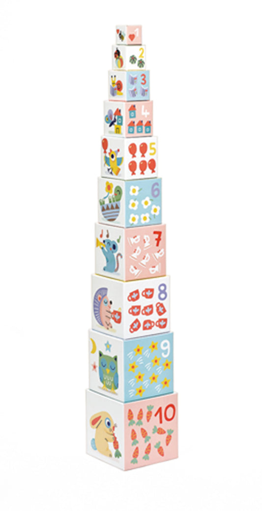 BABYBLOCKS PYRAMIDE (10 WÜRFEL)