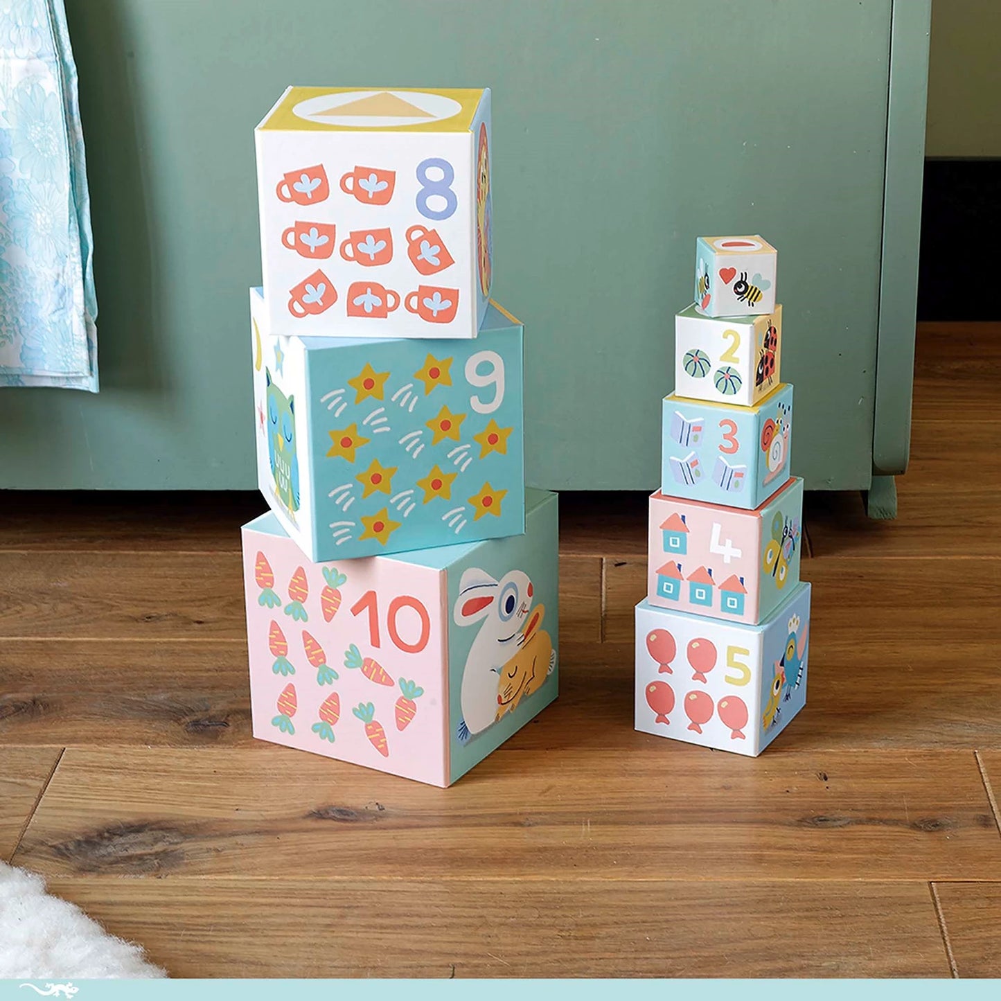 BABYBLOCKS PYRAMIDE (10 WÜRFEL)