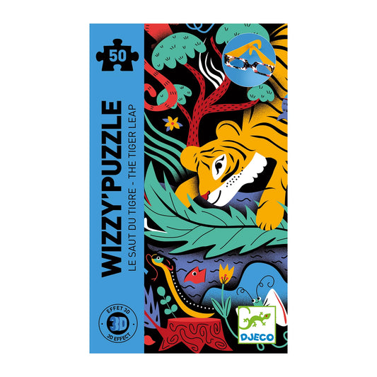 PUZZLE WIZZY TIGER LEAP 50 TEILE