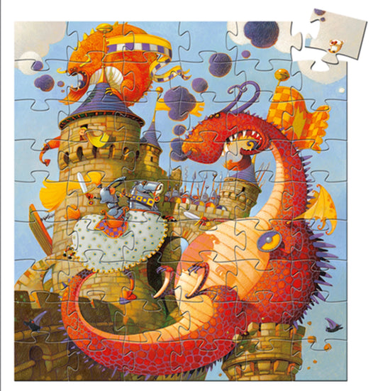 PUZZLE VAILLANT UND DER DRACHE, 54 TEILE