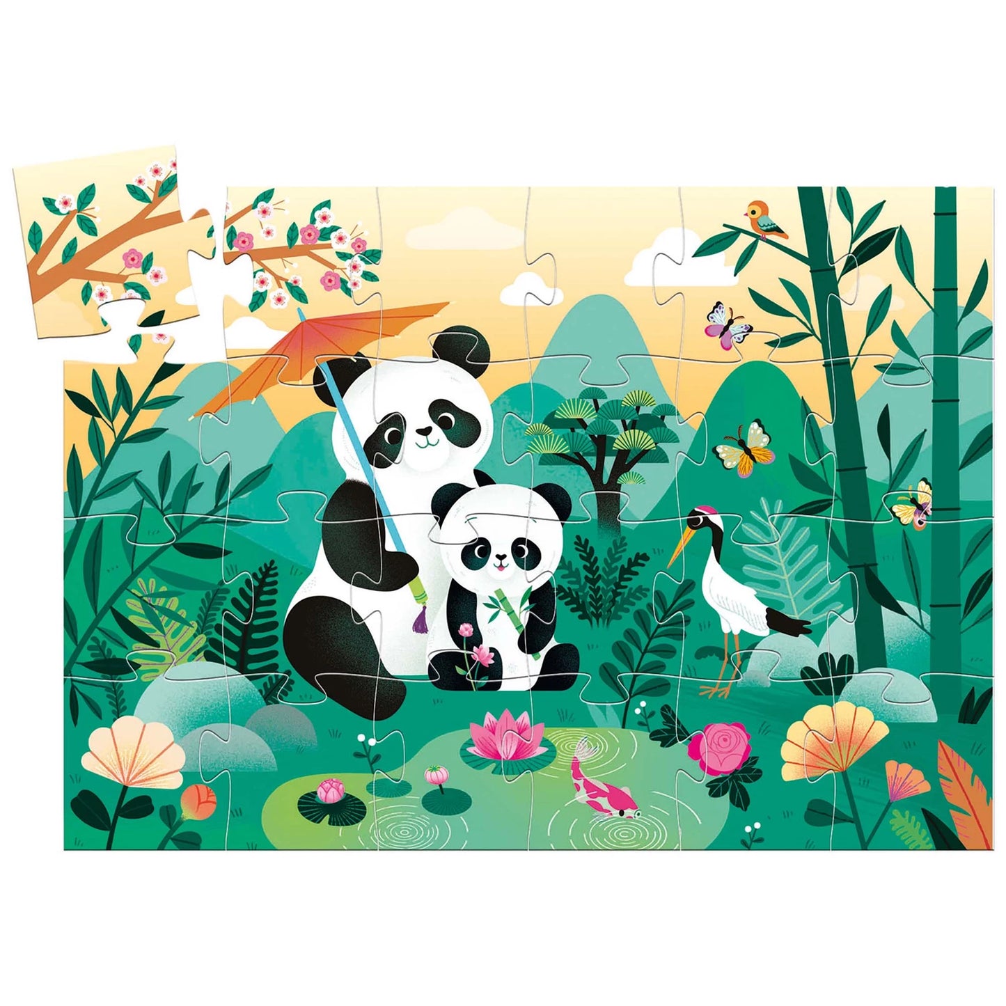 PUZZLE LEO DER PANDA, 24 TEILE