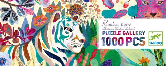 PUZZLE-GALERIE REGENBOGEN-TIGER 1000 TEILE