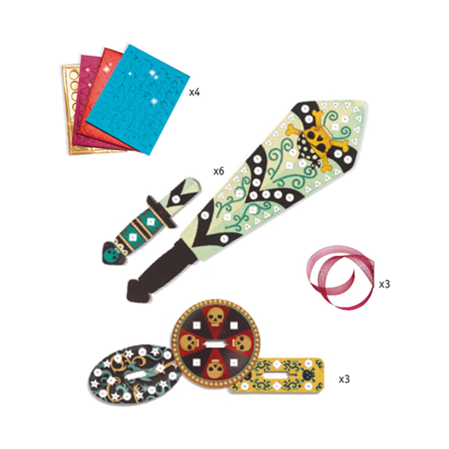DIY - PIRATENSCHWERT MIT MOSAIK