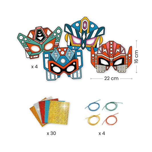 DIY - ROBOTERMASKEN MIT FOLIENBILDERN