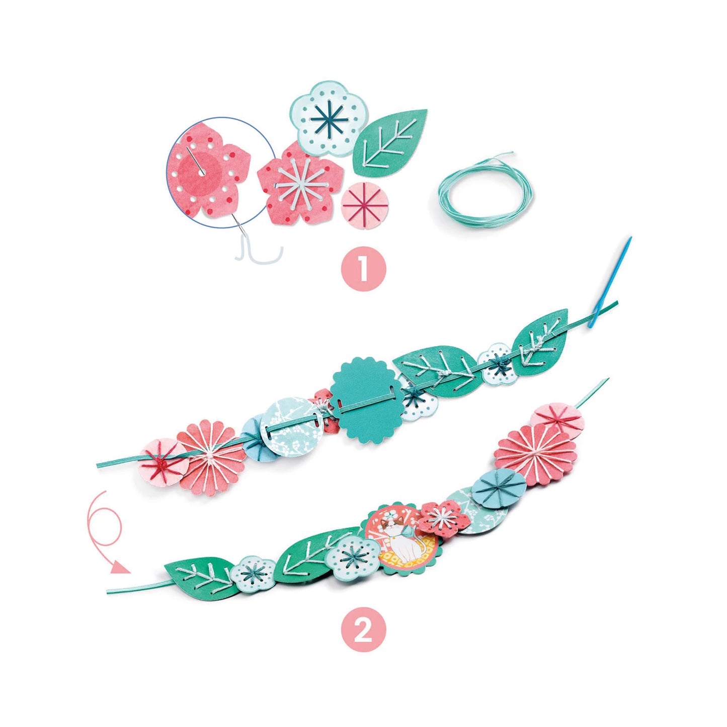 DIY - HALSKETTEN FLORA