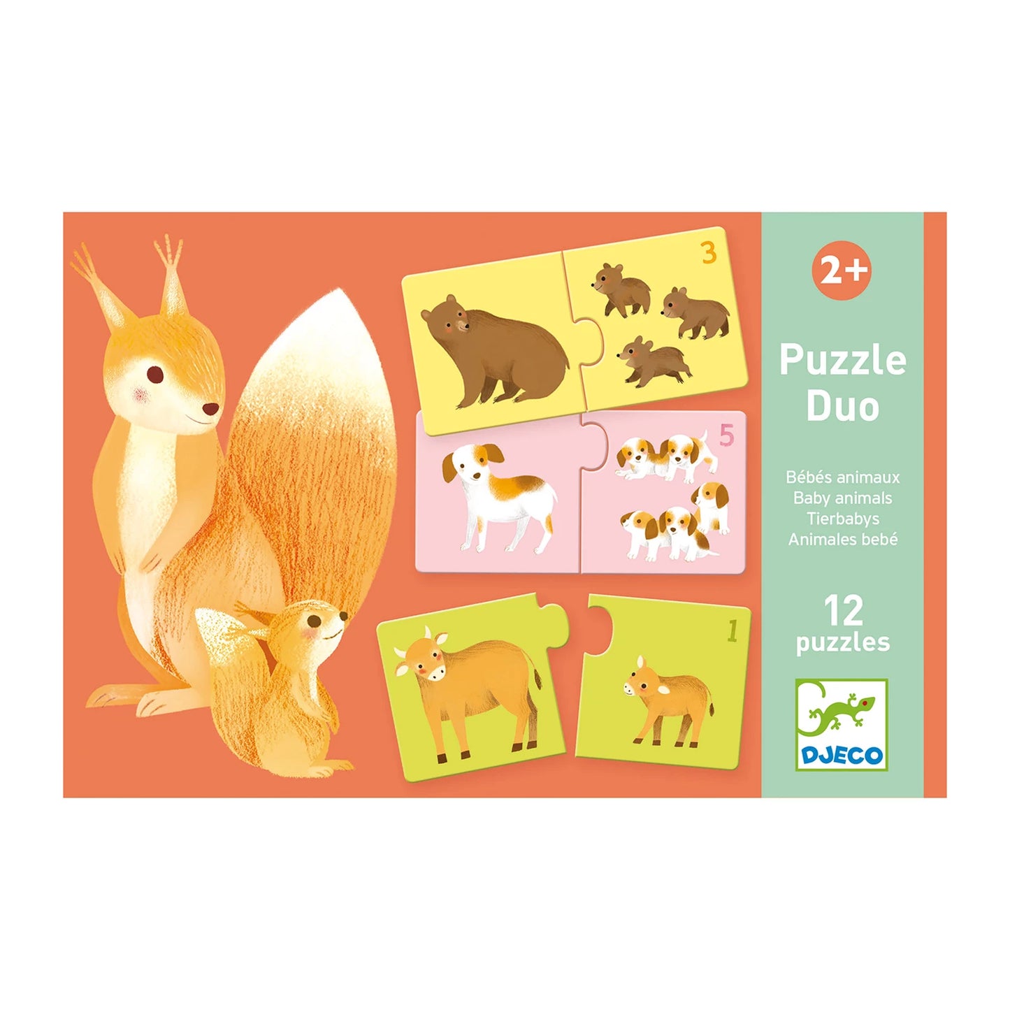 PUZZLE DUO HAUSTIERE BABYS