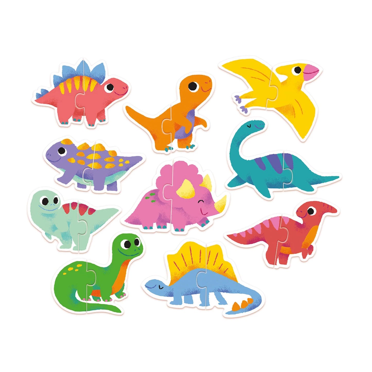 PUZZLE-DUO DINOSAURIER