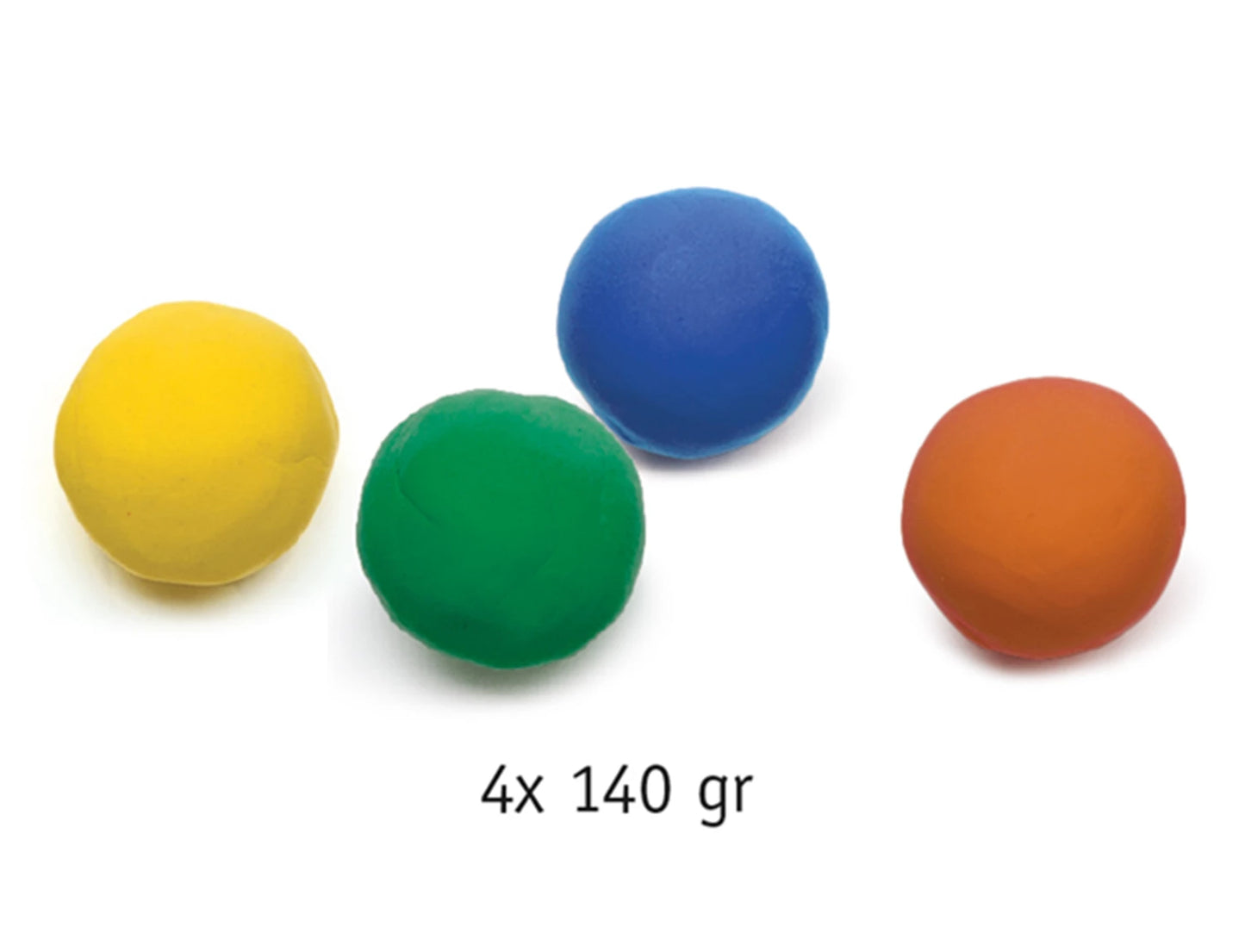 PASTA DA MODELLARE (4 COLORI ASSORTITI) NATURALE