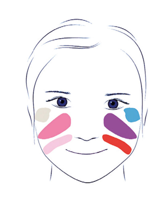 LIDSCHATTENPALETTE 6 FARBEN SWEET