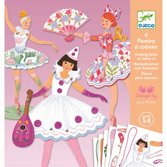 Mal-Ballett-Tutu mit Hampelmann