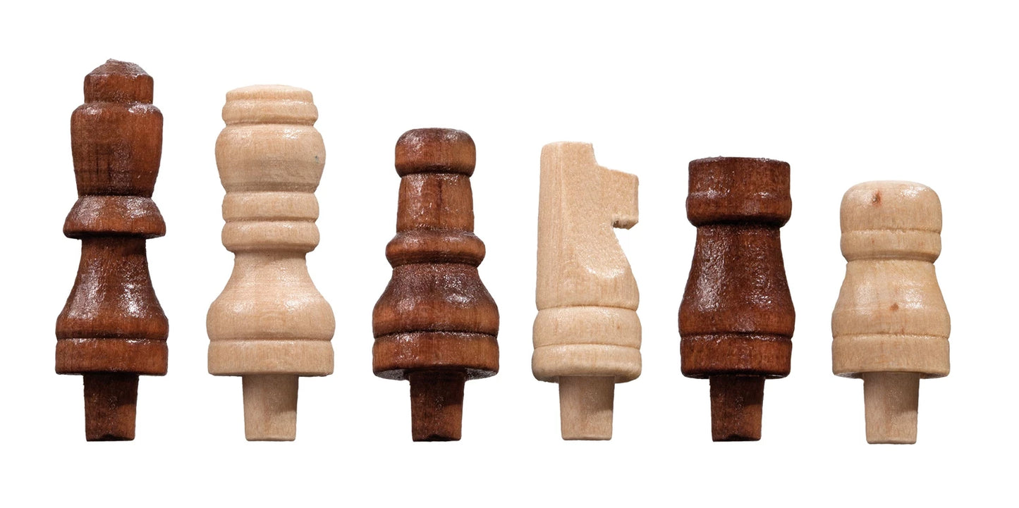 ÉCHECS - MINI JEU DE CHEVILLES - CARRÉ DE 12 MM