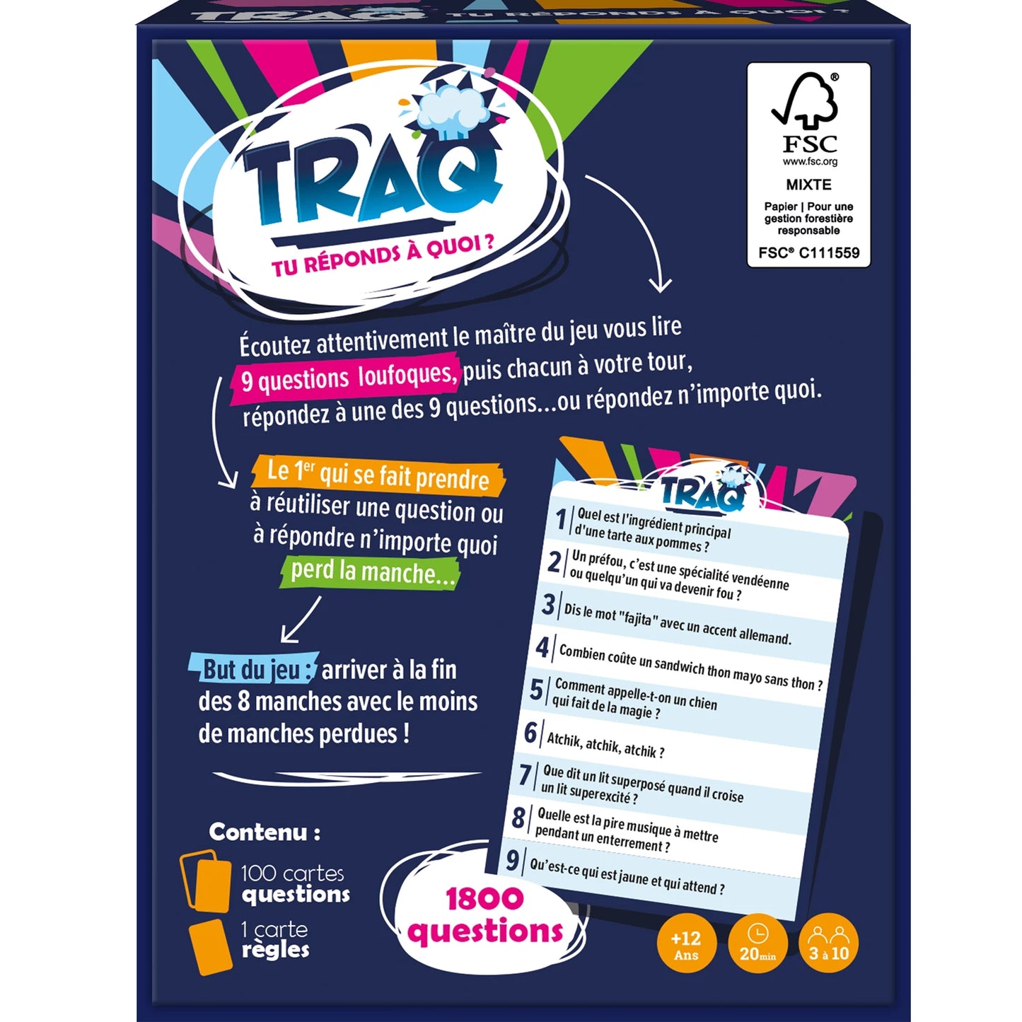 TRAQ - WORAUF ANTWORTEN SIE? (F)