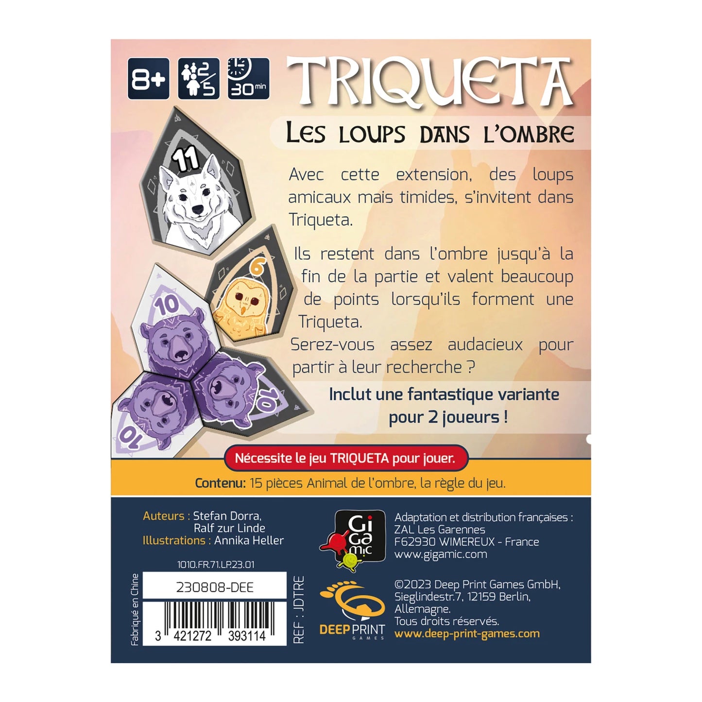 TRIQUETA - ERWEITERUNG DER LOUPS IM SCHATTEN (F)