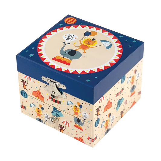 SPIELUHR MIT SCHUBLADE, DESIGN ZIRKUS