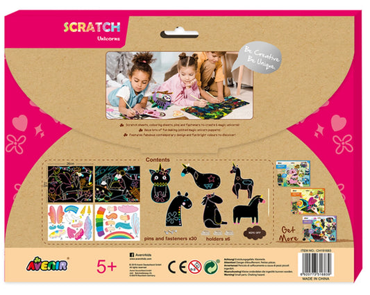 MIX DI UNICORNI SCRATCH ART
