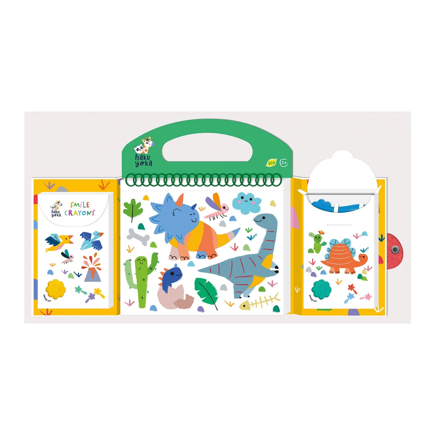PREMIER SET DE CRAYONS DE CIRE DINO