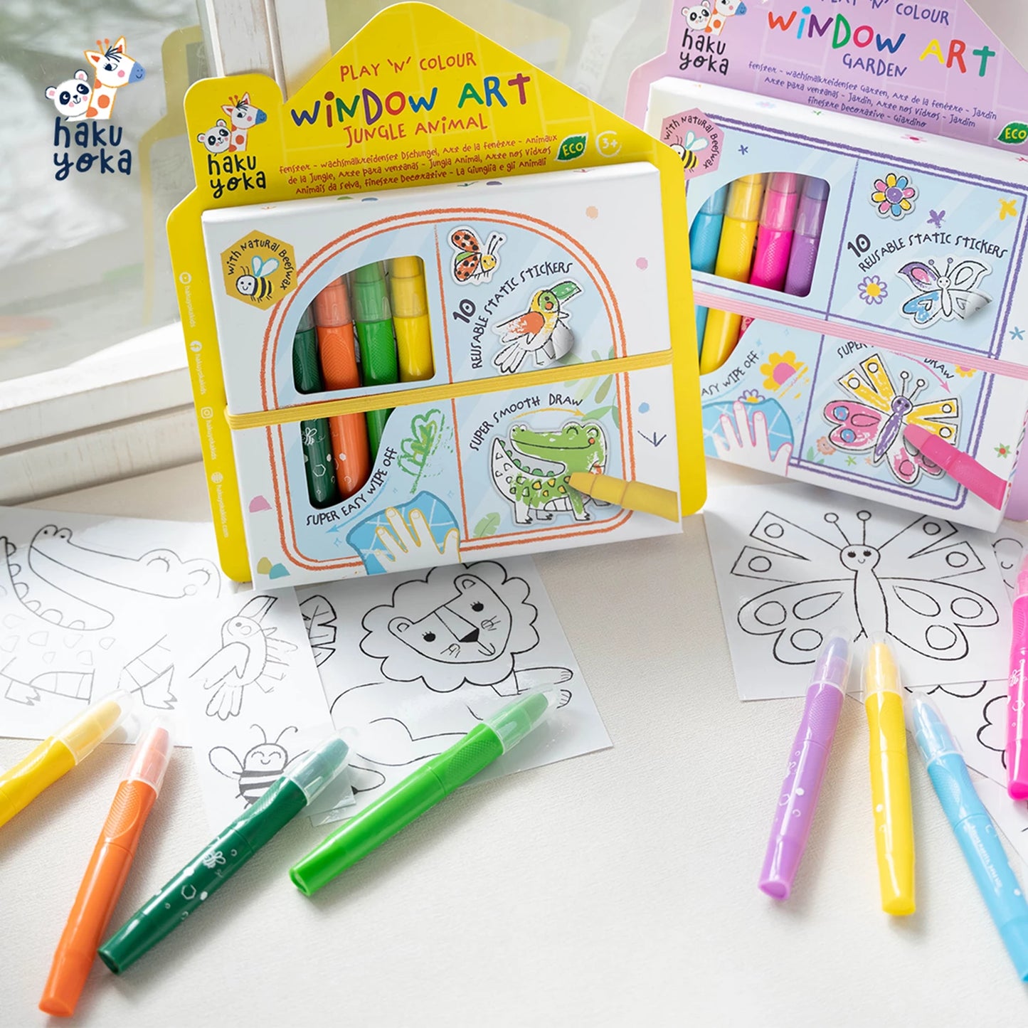 ENSEMBLE DE CRAYONS DE CIRE POUR VITRINES