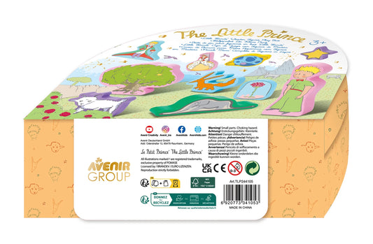 JEU DE CONSTRUCTION EN BOIS 11 PIÈCES LE PETIT PRINCE