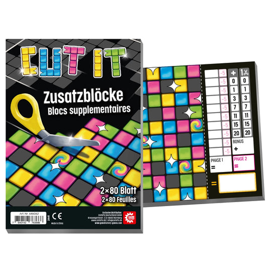 ZUSÄTZLICHE BLÖCKE ZUSCHNEIDEN (MEHRSPRACHIG)