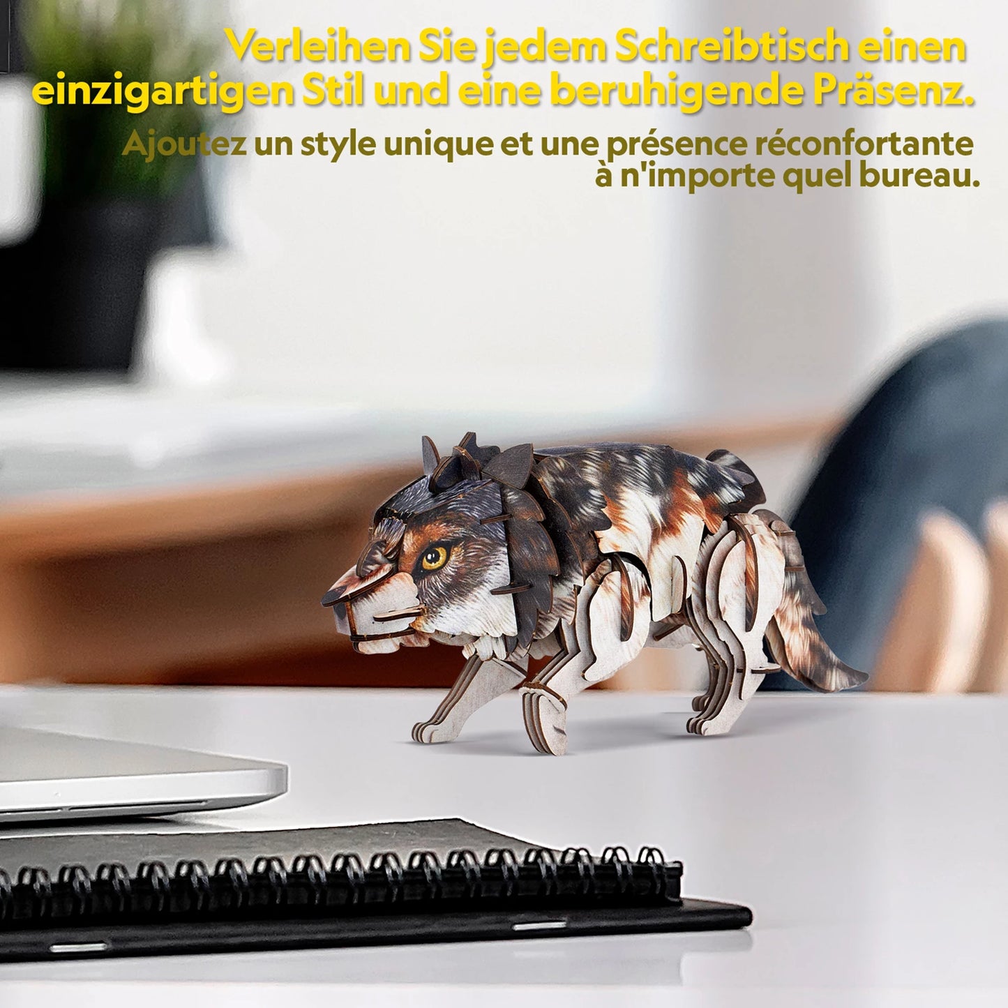 PUZZLE 3D LOUP 58 PIÈCES